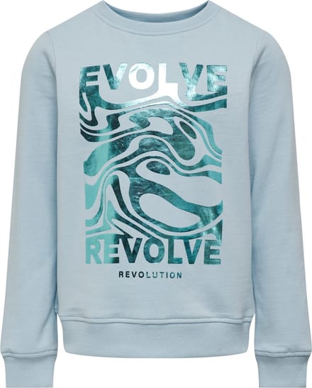Only sweater meisjes - blauw - KOGcarol - maat 122/128