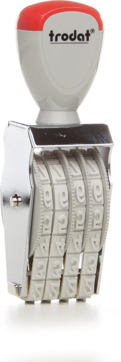 Trodat 1574 Cijferstempel | 4 banden | 25x7mm