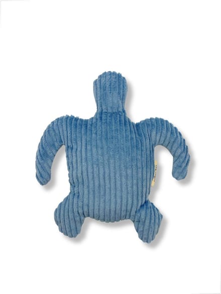 Warmteknuffel lavendel - Schildpad - Blauwe rib - Duurzaam cadeau - Lavendel tarwe vulling