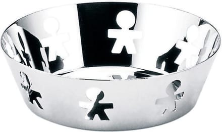 Alessi Girotondo pierced basket - Schaal - Zilver