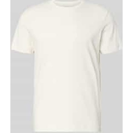 Tom Tailor - Heren t-shirt - Maat L - Mannen - Creme - Bovenmateriaal
