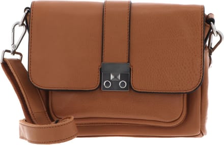 FREDsBRUDER Leren Schoudertas Treasure Midi Crossbody Bag Cinnamon Bruine