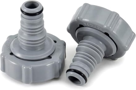 Solidchoice - Set van 2 PVC Zwembad Afvoer Fittingen