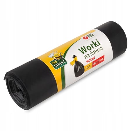 Bee Smart - Afvalzakken - 160L - LDPE - Zwart