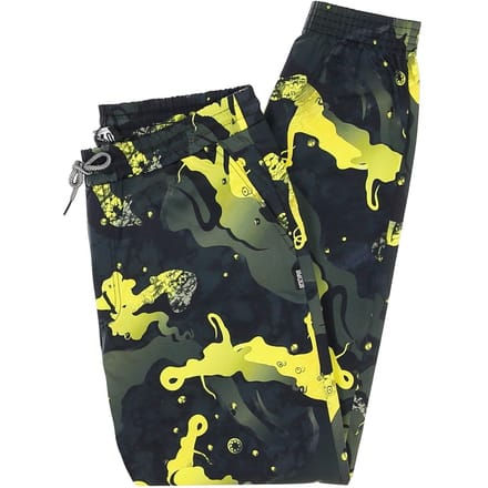 Lange heren camouflage joggingbroek geel/zwart