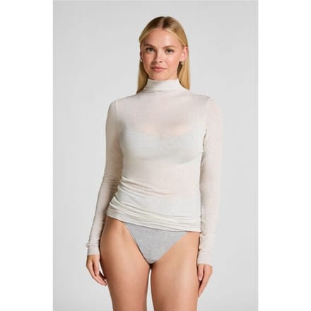Hunkemöller super soft Turtleneck shirt met Cashmere Grijs