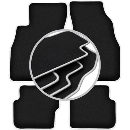 CARLUX-SILVER automatten voor: Fiat Punto EVO hatchback (2998-2012)