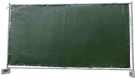 Bouwhekzeil 160g/m² groen PE 1,76m x 3,41m