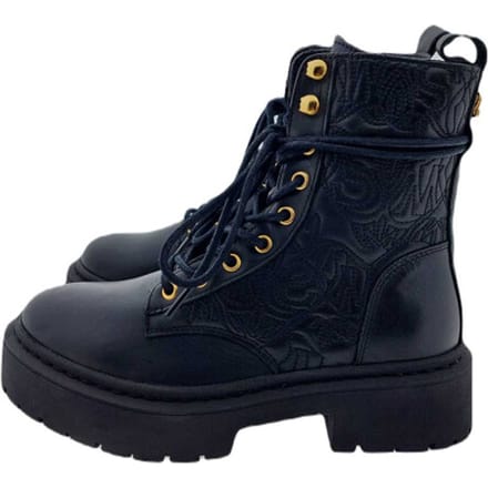 Steve Madden Grazier dames veterboot - Zwart - Maat 37
