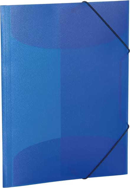 HERMA 19507 map Polypropyleen (PP) Blauw, Doorschijnend A4