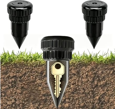 Dailygoods- Sleutelverberging Onopvallend - Sleutelkluisje Buiten - Set van 2 - Waterdicht - Robuust - Ideaal voor Tuin/Terras - Sleutelkluis
