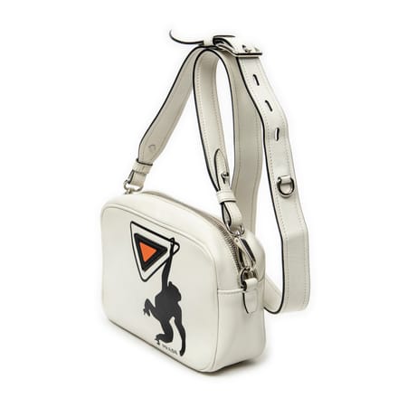 Monkey Print Camera Bag   schoudertas