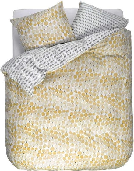 Esprit Krisa - Dekbedovertrek - Eenpersoons - 140x200/220 cm + 1 kussensloop 60x70 cm - Mustard
