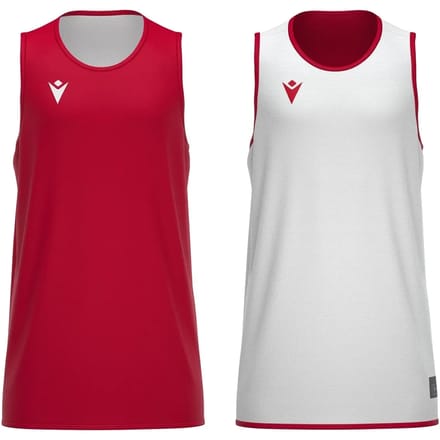 Macron X500 Reversible Shirt Heren - Rood / Wit | Maat: S