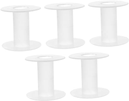 Plastic Spoelen - Draadklosjes - Knutselprojecten Organiseren - I-vormig Ontwerp - 5 Stuks - Transparant