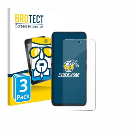 Screenprotector 3 Stuks voor Telekom T Phone 3 Pro Beschermglas transparant
