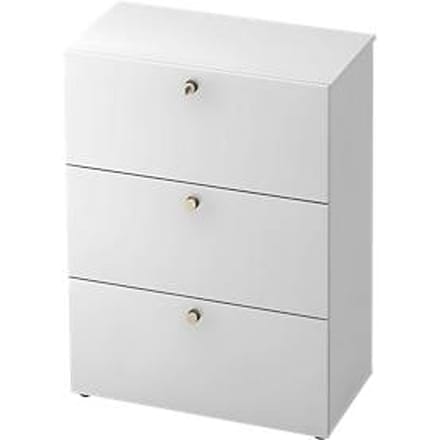 TOPAS LINE archiefkast, 3 dossierhoogtes, met volledig uittrekbare lade, wit/wit