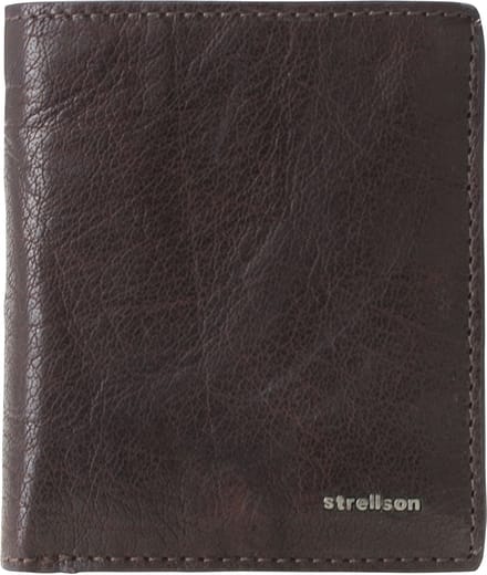 strellson Portemonnee Jefferson BillFold Q6 Wallet Dark Brown Donkerbruin