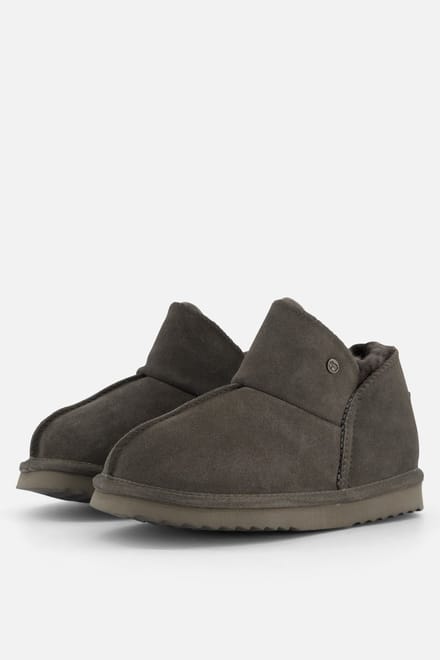 Warmbat Willow Suede Dames Sloffen - Grijs