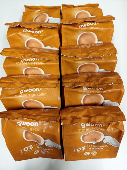G'woon gwoon - koffiepads geschikt voor Senseo® - Mocca - Multipak 10x 36 stuks