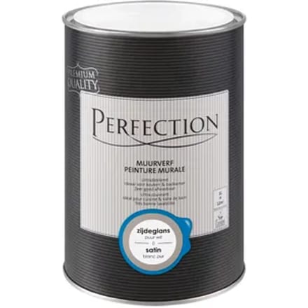 Perfection Ultradekkend Muurverf - Zijdeglans - Puur Wit - 1l