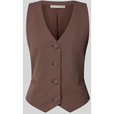 regular fit bodywarmer met v-hals