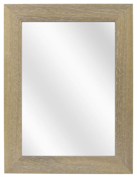 Spiegel met Brede Houten Lijst - Vergrijsd - 40x60 cm