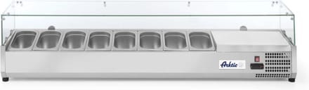 Arktic - Opzetkoelvitrine - GN 1/4 - 8x GN 1/4 - 230V - 180W