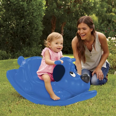 Little Tikes rocking puppy blue