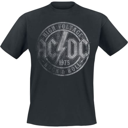 AC/DC T-shirt - High Voltage 1975 - S tot XXL - zwart