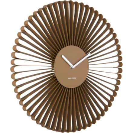Karlsson wandklok cascara mocha brown- Ø50cm