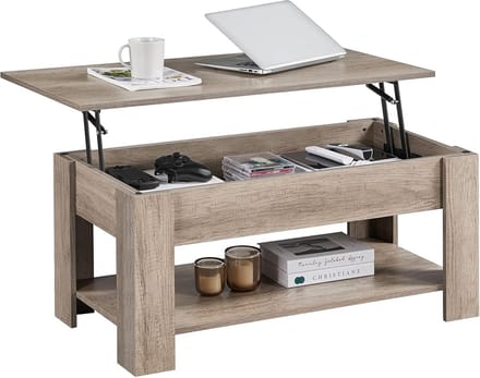 Hoogte verstelbare salontafel met opbergruimte - Modern design voor uw woonkamer