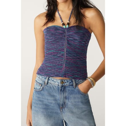 BA&SH Bustier Mapple Bleu Taglia: L | Canottiere Outlet | Donna