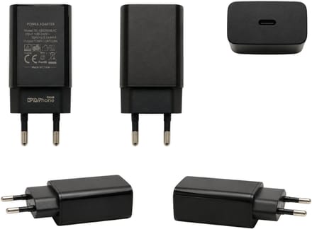 DrPhone LS7 USB-C Oplader 10W – Adapter 5V 2A – Universele USB Type-C adapter – Compacte Thuislader – Zwart