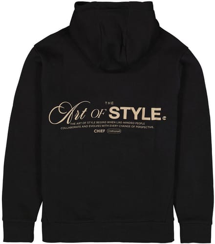Chief Heren Sweater Zwart - Maat M