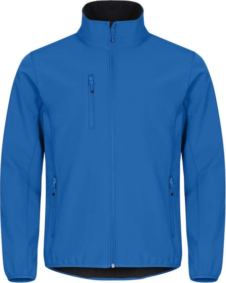 Clique Basic Softshell Jas Heren Kobalt maat S