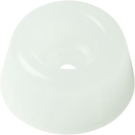 Closetbuffer - Deurstopper 20x10mm - Wit - Set van 10 stuks - Geluids- en trillingsdempend - Voor schroefbevestiging