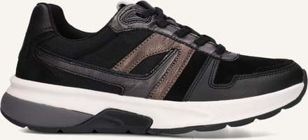 Gabor 845.1 Rollingsoft Sneakers - Leer - Dames - Zwart