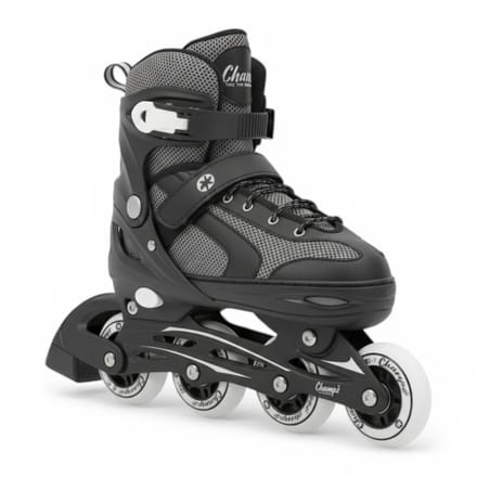 Kinder Skeelers 37-40 EU Verstelbaar – Gevorderden – Inline Skates Zwart ABEC7 – Champz