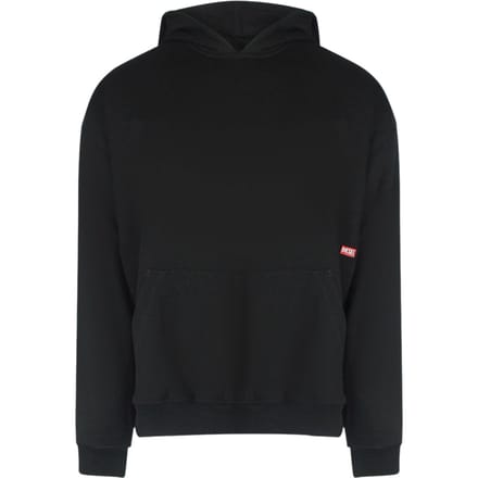 Diesel Bold Grafisch Ontwerp Op Achterkant Zwarte Hoodie