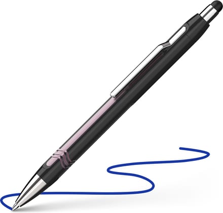 Schneider balpen - Epsilon Touch - zwart/roze - styluspen -  S-138704