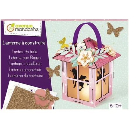 Creatieve activiteit lantaarn bouwen - eenhoorns Avenue Mandarine