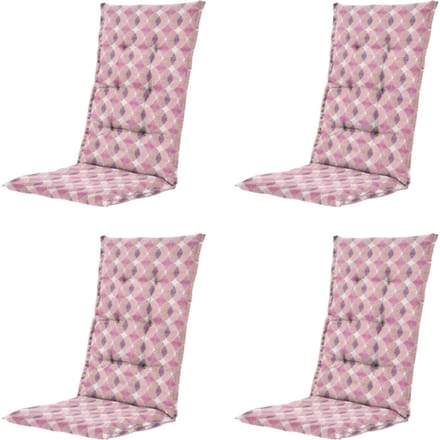 Madison kussen hoge rug rae - 123x50x5cm set van 4