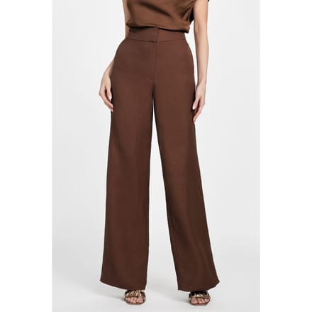GUESS Greta Straight Pant Cioccolata Größe: 40 | Stoffhosen Outlet | Damen