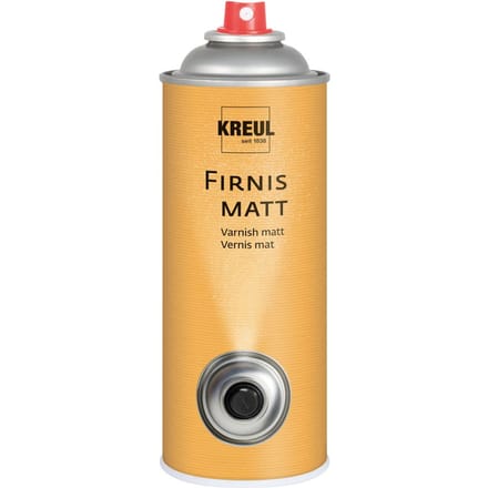 Spuitvernis acryl & olie, 400 ml - Mat