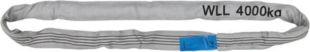 Ronde Sling Hefband 4000 kg 1.5 Meter Grijs