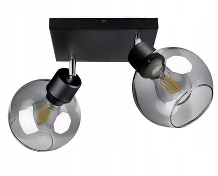 Moderne Plafondlamp met Glazen Bol - Verstelbaar