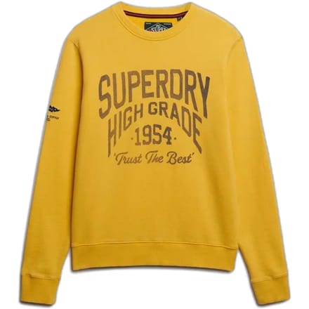 Superdry Coastal Relaxed Sweatshirt Yellow Grootte: L