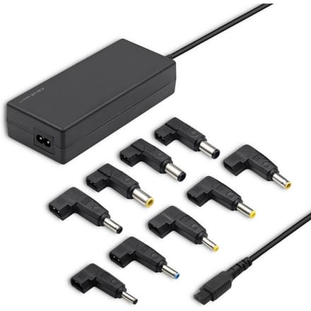 Qoltec Universele Laptop Voeding 90W |   Automatisch |   Multiplug |   9 Stekkers |   Stroomkabel