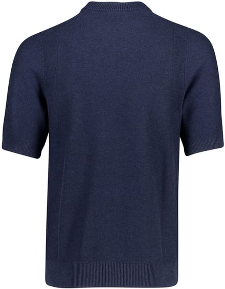 donkerblauwe Boss Orange Kencel knitted T-shirt
